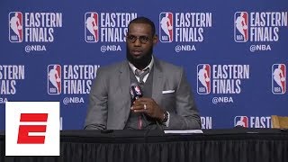 LeBron James on Game 1 loss to Celtics: &#39;I have zero level of concern&#39; | ESPN