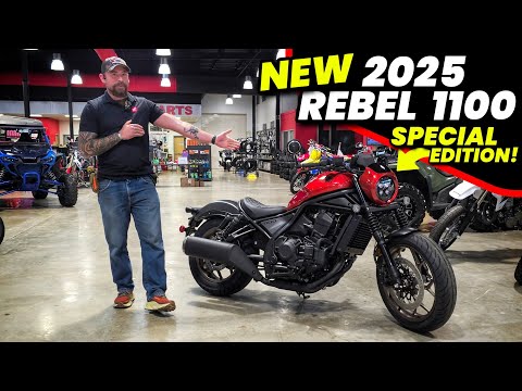 NEW 2025 Honda Rebel 1100 SE DCT Review with Gus!