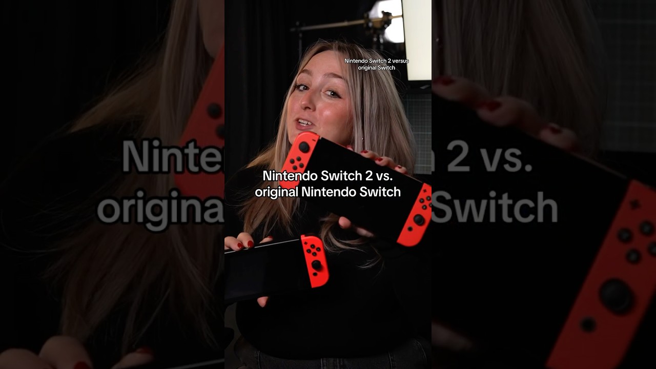 Nintendo Switch 2 vs. Original Nintendo Switch Design and Joy-Con Upgrades! #nintendoswitch2 - YouTube