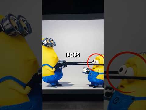 The REAL reason Minions wear goggles 😲🤯 #despicableme #minions