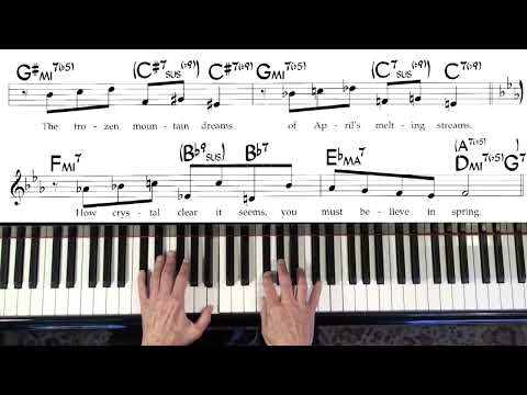 You Must Believe In Spring - lead sheet