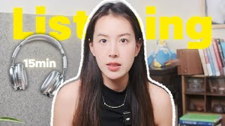 You only need 15 mins for listening practice everyday (this video tells you how?)