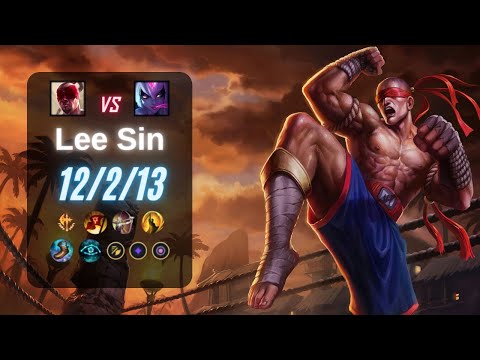 LEE SIN JUNGLE vs EVELYNN - EUW LoL Challenger Patch 13.20
