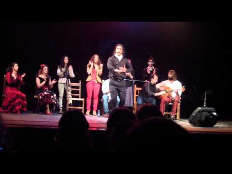 Juan Terriza el Bailaor actuando en la Sala Paul