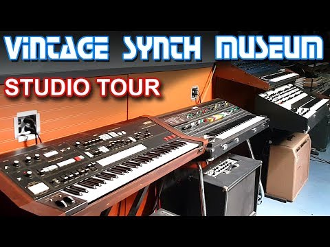 VINTAGE SYNTHESIZER MUSEUM - Synth Studio Tour | Oakland, CA