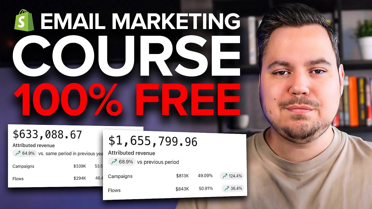 Klaviyo Email Marketing FULL COURSE (2025 Shopify Email Marketing For Ecommerce)