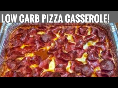 THE BEST! Low Carb Pizza Casserole! Easy to make! Family recipe