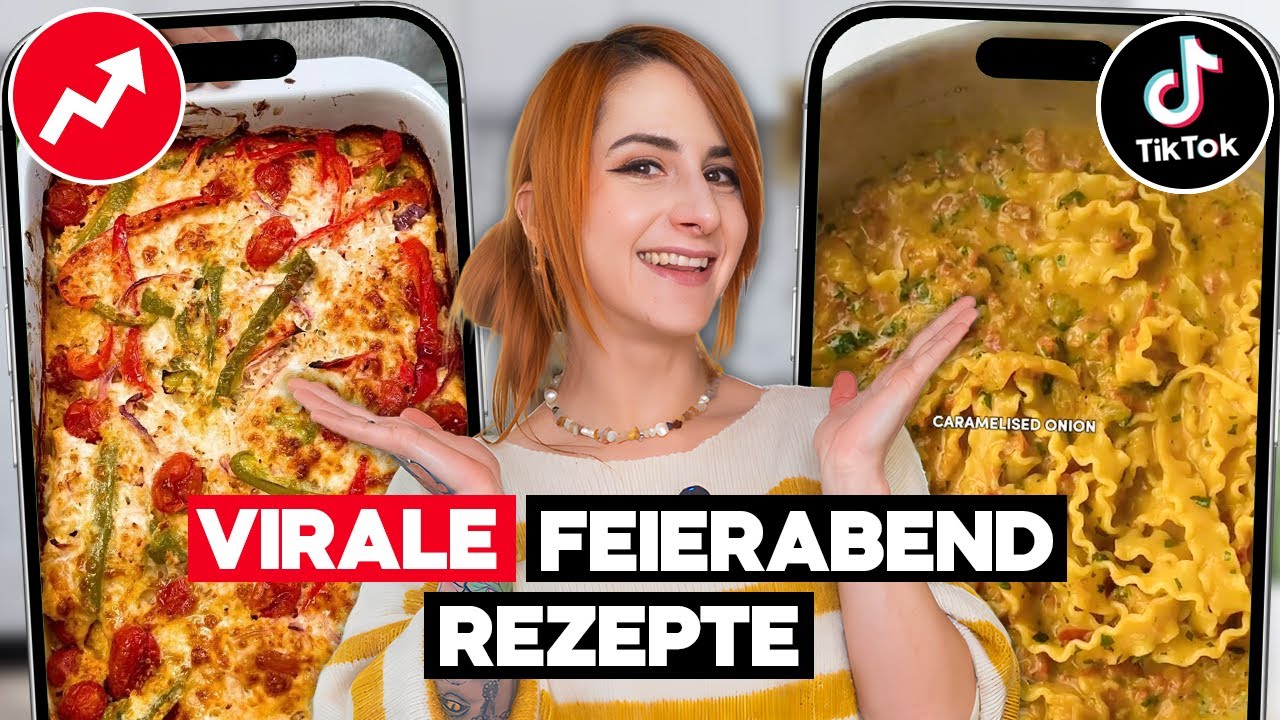 Ich teste virale FEIERABEND Rezepte 2025 von TikTok 😍