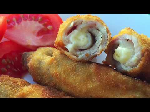 Flamenquines de lomo con bacon y queso