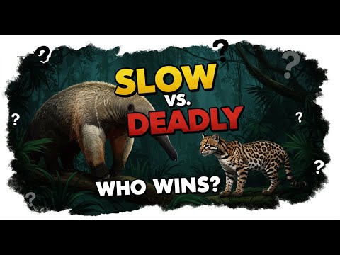 SHOCKING Slow Anteater Destroys Agile Ocelot in Wild Fight!