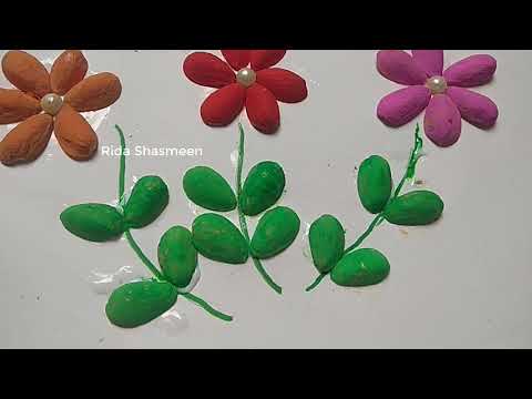 Pista Shell - Flower Making by Rida Shasmeen