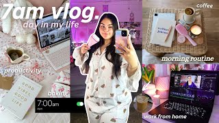 7AM PRODUCTIVE VLOG 🧘🏼‍♀️ morning routine, self care, introvert diaries & wellness