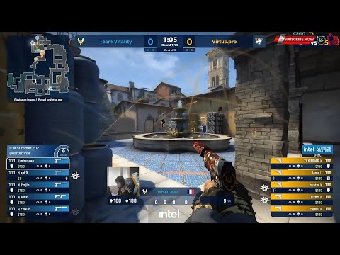 Vitality vs Virtus pro  CSGO  IEM Summer 2021   HIGHLIGHTS !!!