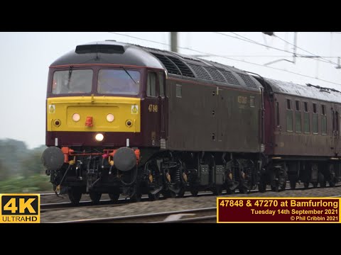 47848 & 47270 at Bamfurlong - 14th September 2021