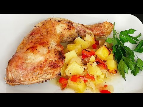 🧡 POLLO AL HORNO DE LA ABUELA 👵 (CON PATATAS A LO POBRE)