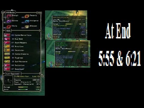 Sacred 2 Seraphim Exalted Warrior Niob lvl120 vs guardians No HAX all farm-avail w guide