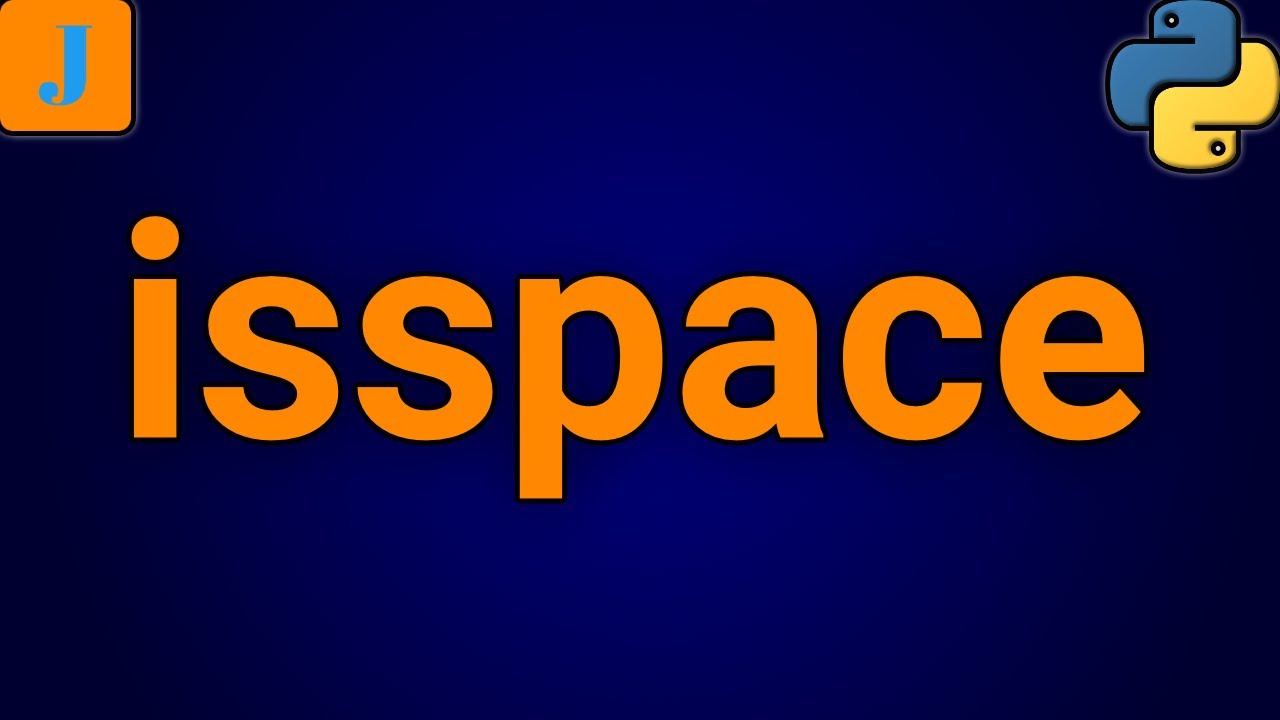 Python isspace