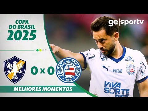 Gols e lances de Retrô x Bahia