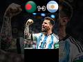 Argentina Vs Bangladesh 2026 World Cup Imaginary Football Messi Bangladesh Shorts Argentina