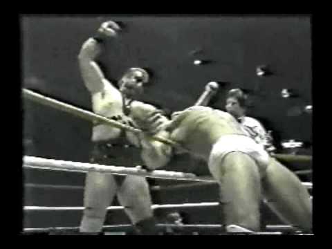 Z-Man  worked over by Demolition on the ropes