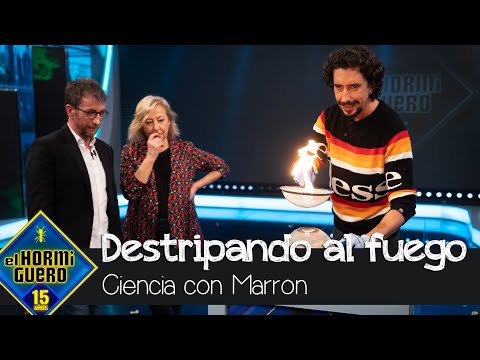La magia y la belleza del fuego: así 'destripa' Marron una llama - El Hormiguero