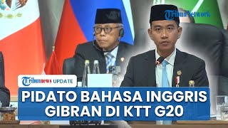 [FULL] Isi Pidato Bahasa Inggris Gibran Sesi 3 di KTT G20 Afrika, Bahas AI untuk Ekonomi Masa Depan