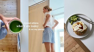 Everything I ate today | Injured athlete on her period