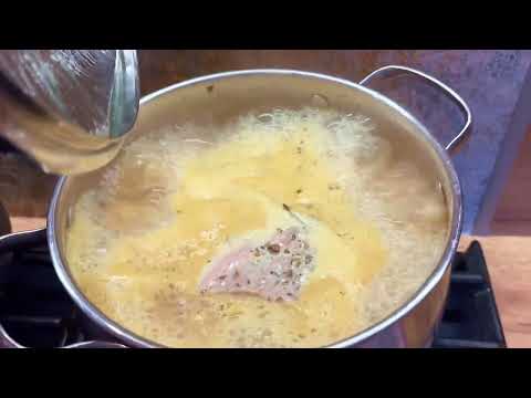 BOILED 18 Minute Pork Loin. Juicy homemade sausage.