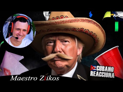 🇲🇽 Peso Pluma: Ella Baila Sola (Cover by Donald Trump) 🇨🇺 Cubano reacciona 🤣
