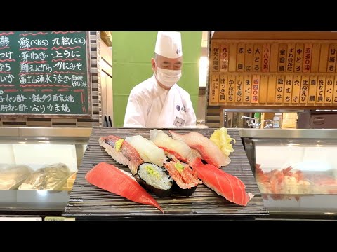 Eat sushi made by a skilled craftsman at Haneda Airport