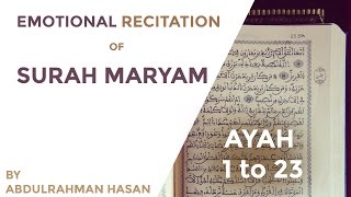 Download lagu Recitation of Surah Maryam | EMOTIONAL | Ustadh AbdulRahman Hassan mp3 Download lagu Recitation of Surah Maryam | EMOTIONAL | Ustadh AbdulRahman Hassan mp3