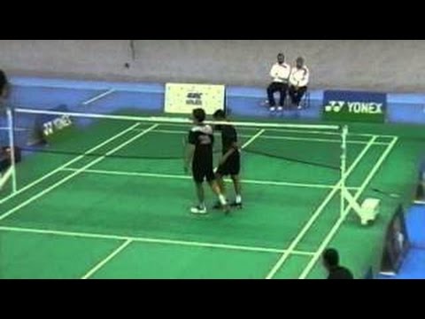 Club de Badminton d'Aulnay-sous-Bois vs Fos-sur-Mer : Lo Ying Ping et Jocelyn Deschamp