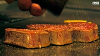 Rare Wagyu Beef - Teppanyaki in Kyoto Japan