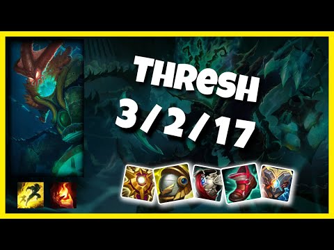 Thresh Support 11.4 Challenger Gameplay Replay - S11 (3/2/17) - BR