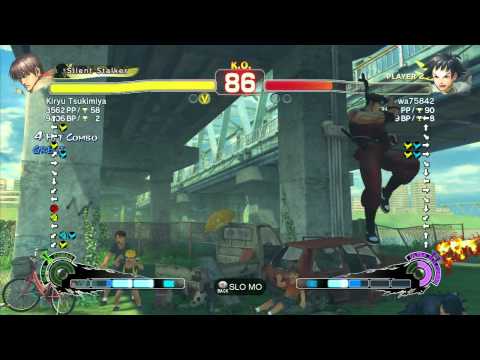 SSF4 AE: Kiryu Tsukimiya (Guy) vs Haitani (Makoto) - Ranked Match (720p HD)