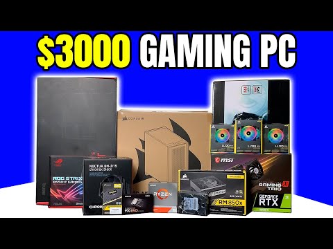 EPIC $3000 Gaming PC Build Time Lapse /w MSI RTX 3060ti Trio