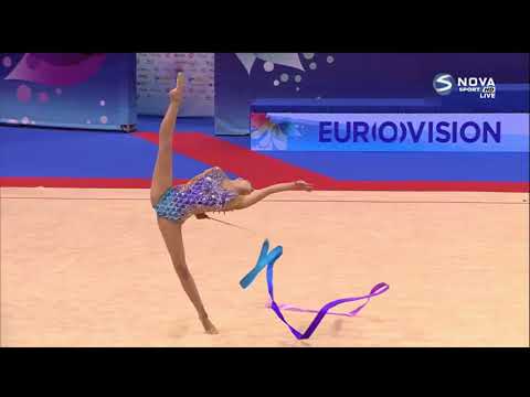 Alina Harnasko (BLR) Ribbon Q - European Championships 2021