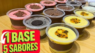 🚨 5 CAKE IN A JAR RECIPES WITH JUST ONE BASE (for beginners)