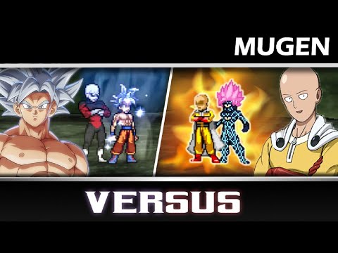Goku X Jiren VS Saitama X Boros - DBS VS ONE PUNCH MAN MUGEN