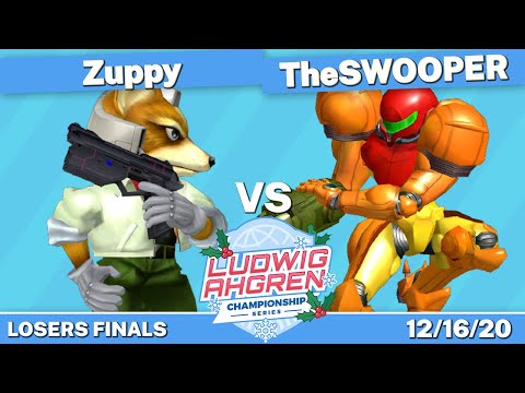 Zuppy (Fox) VS TheSWOOPER (Samus) Losers Finals - Ludwig Ahgren Championship Series EC Qualifier