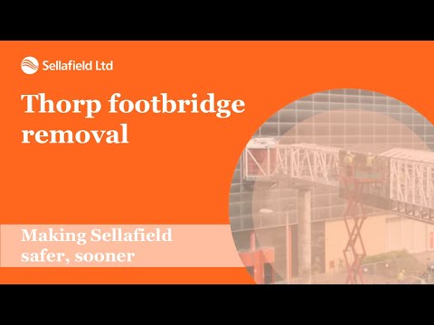 Timelapse footage of Thorp Link Bridge removal