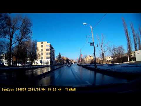 Driving In Timisoara, Romania  04-01-2015