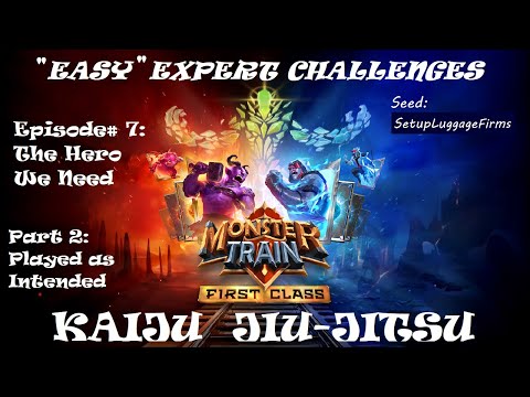 Easy Expert Challenges #7B The Hero We Need (Intended Solution) | Monster Train: The Last Divinity