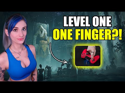 Can You Beat Elden Ring At Level ONE With Just A SINGLE FINGER?