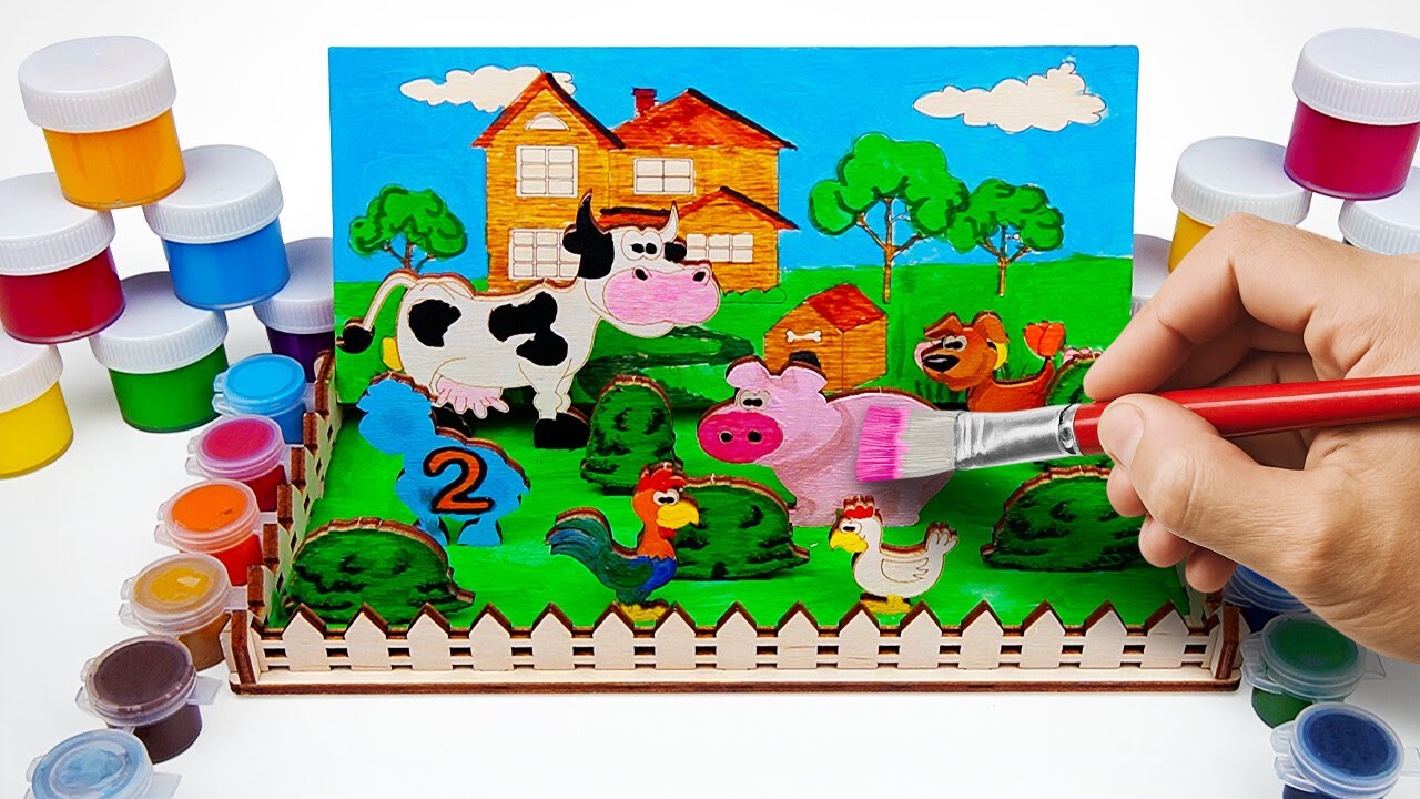 Learn Colors on the Farm! 🌾🐑 Fun Animal Coloring for Toddlers