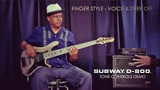 MESA/Boogie Subway D-800 Tone Controls Demo