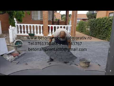Beton Amprentat Bărbosu -Caraș-Severin  Tel.0761350488 -0766543767