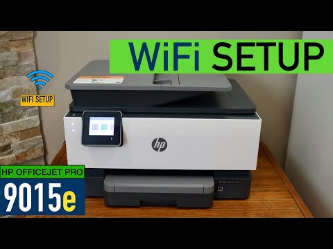 Thumbnail for HP OfficeJet Pro 9015e WiFi Setup, Connect To Home Network