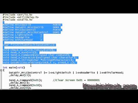 22. Arduino for Production!  AVR Atmega32 - Displaying Number and Finding Positions