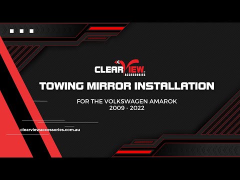 VW Amarok 2H - 2009- 2022 - Next Generation ClearView Towing Mirror_2